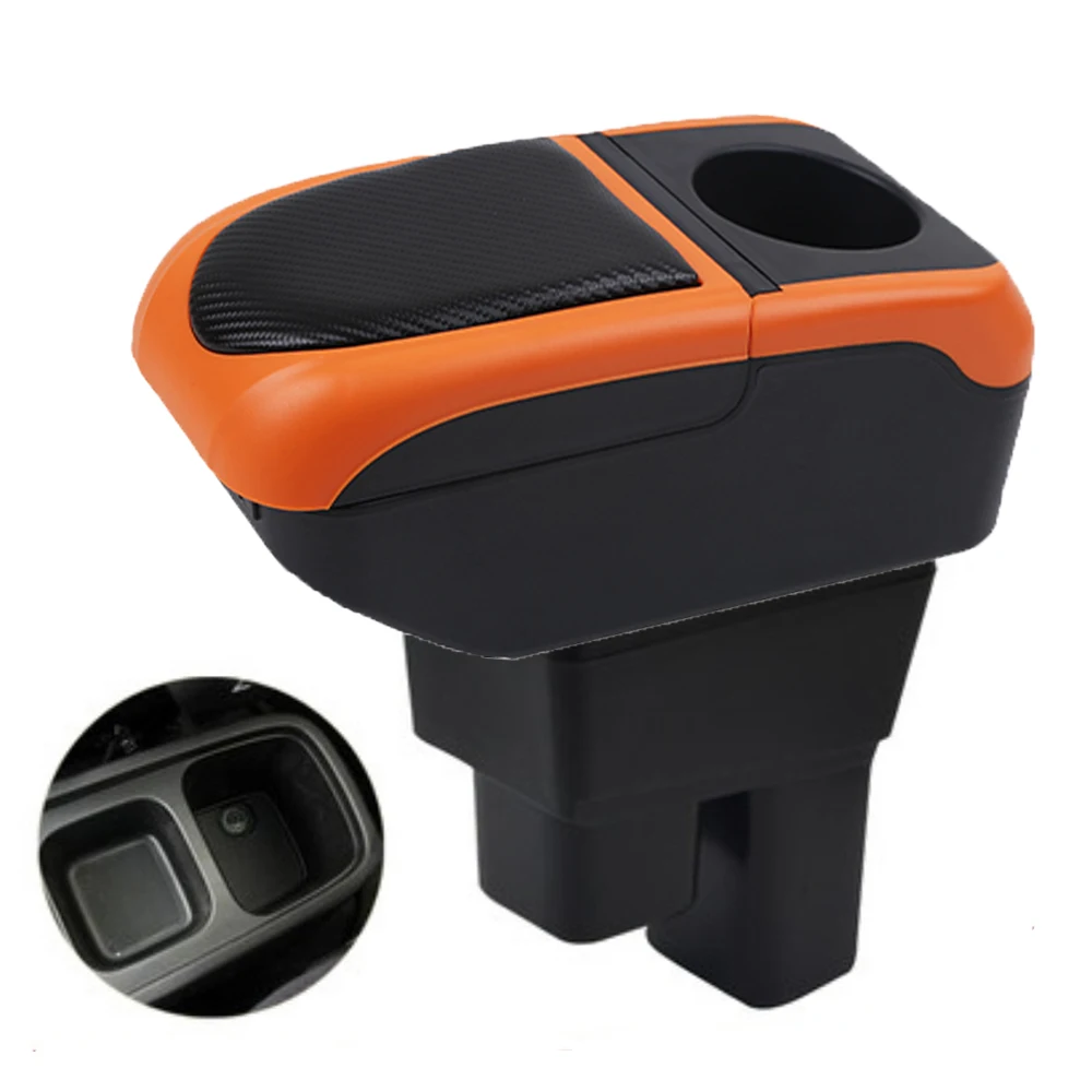 

Подлокотник для автомобиля Honda Fit Jazz GE, подлокотник для рук и локтя, центральная консоль для хранения товара, с подстаканником и USB-портом