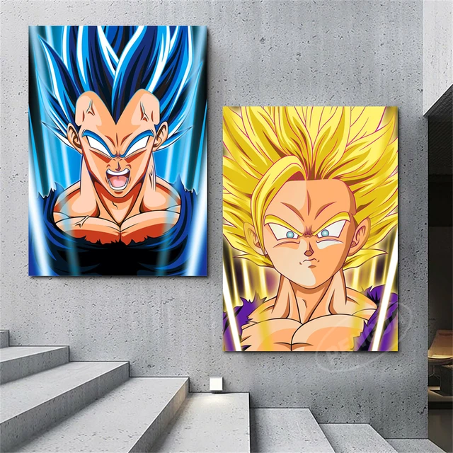 Quadro - Dragon Ball Super - Goku super sayajin - Decoração