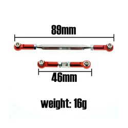 Tiges de direction en métal de remplacement, 2 pièces/ensemble, pour voiture MN D90 99S RC, bricolage, pièces de mise à niveau de Modification 