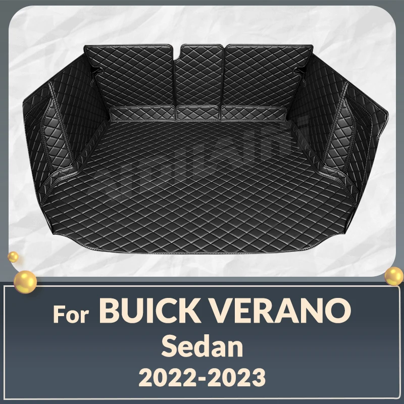 

Auto Full Coverage Trunk Mat For Buick VERANO sedan 2022 2023 Car Boot Cover Pad Cargo Liner Interior Protector Accessories