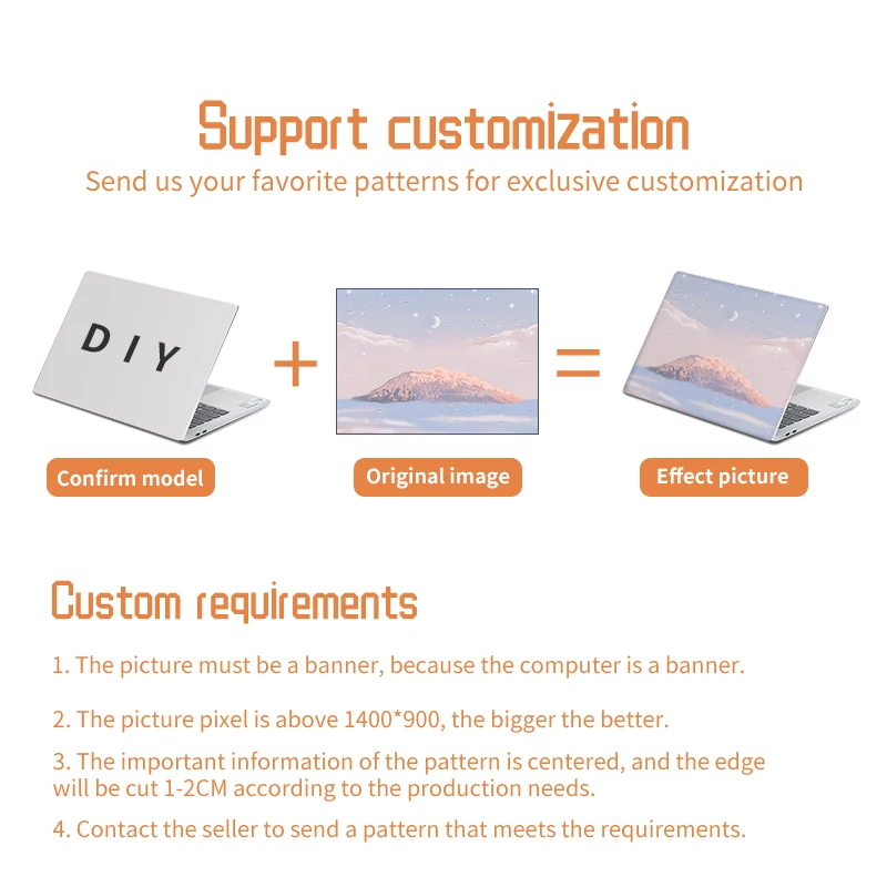 DIY 다채로운 노트북 스킨 스티커 비닐 스킨, 13.3 14 15.6 17.3 PVC 데코 데칼, 맥북 프로, 레노버, 아수스, HP용