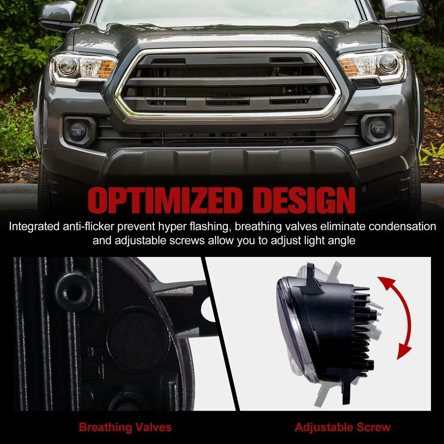 

Высококачественная фотовспышка для Toyota Tacoma 2016-2018, простая установка, 12 В 5500K