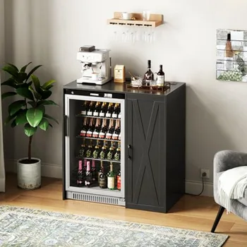 Mini Fridge Coffee Bar Cabinet 1
