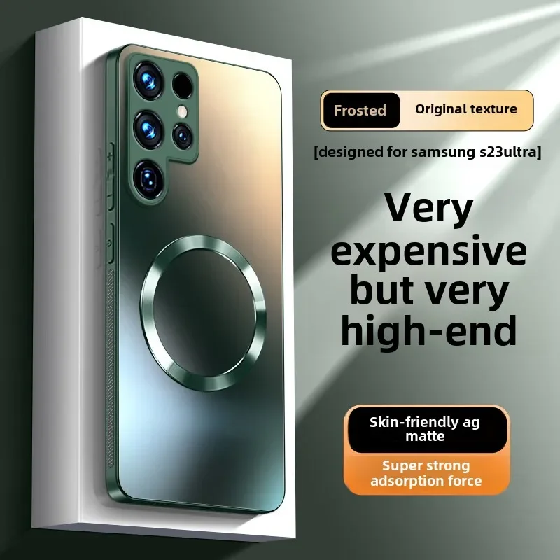 Universal Matte Protective Case with Ultra-Thin Magnetic Charging and Anti-Drop Protection