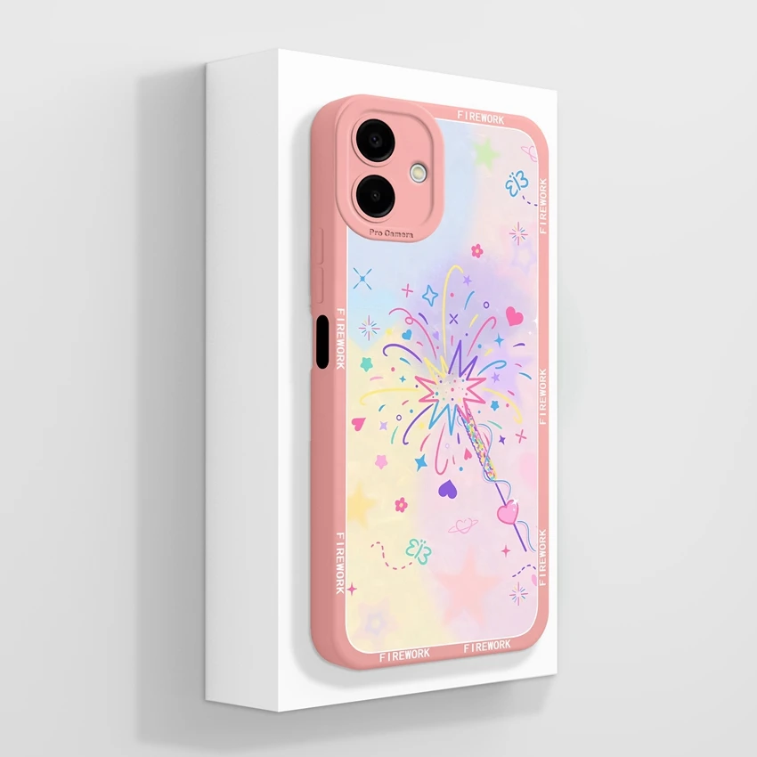 Pretty Flower Lemon Pattern Fashion Silicone Phone Case