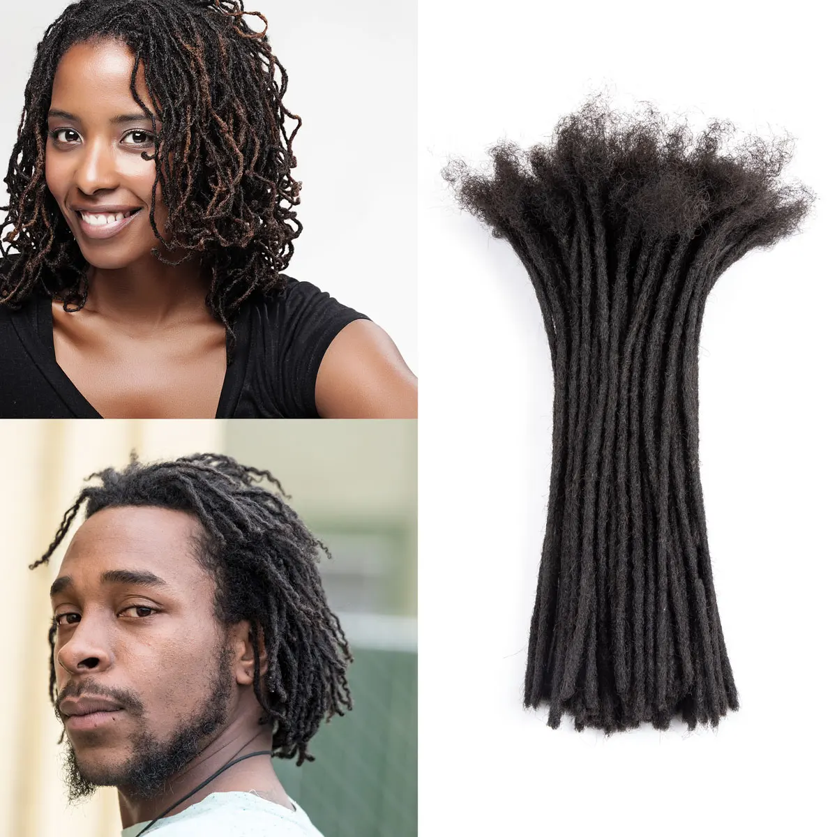 Накладные человеческие волосы Dreadlock