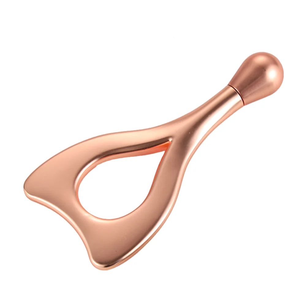 

Инструмент Guasha для лица, металлический инструмент для массажа лица, двухсторонний массажер Guasha