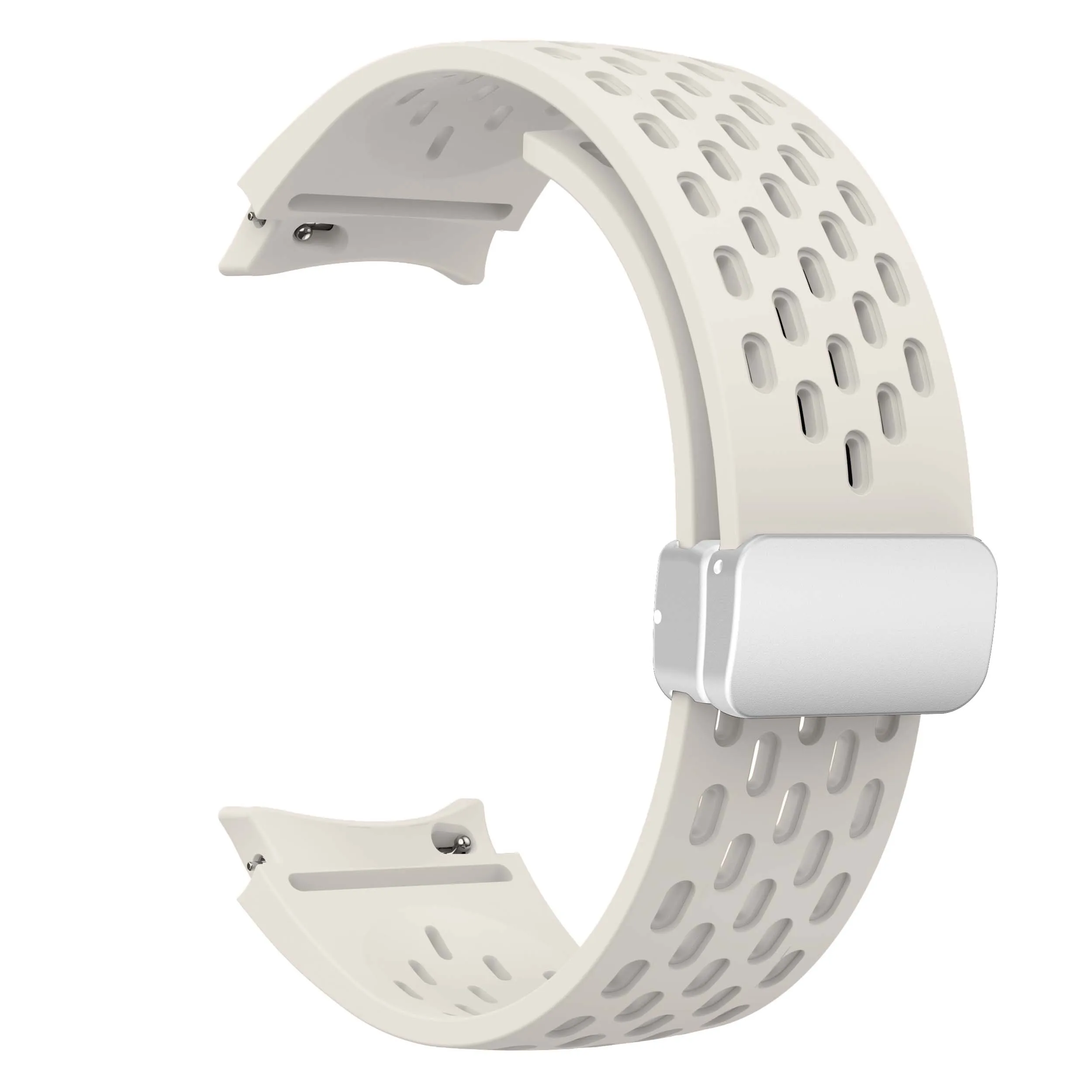 Magnetic Buckle Silicone Strap with Seamless Design