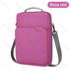 Enhanced Protective Multi - Pocket Tablet Sleeve Bag - 9 to 11 inch (Rose Red)