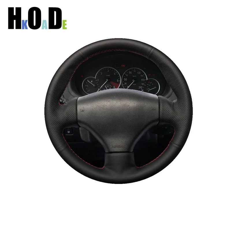 Чехол рулевого колеса автомобиля для Peugeot 206 1998-2005 SW 2003 2004 2005 CC |