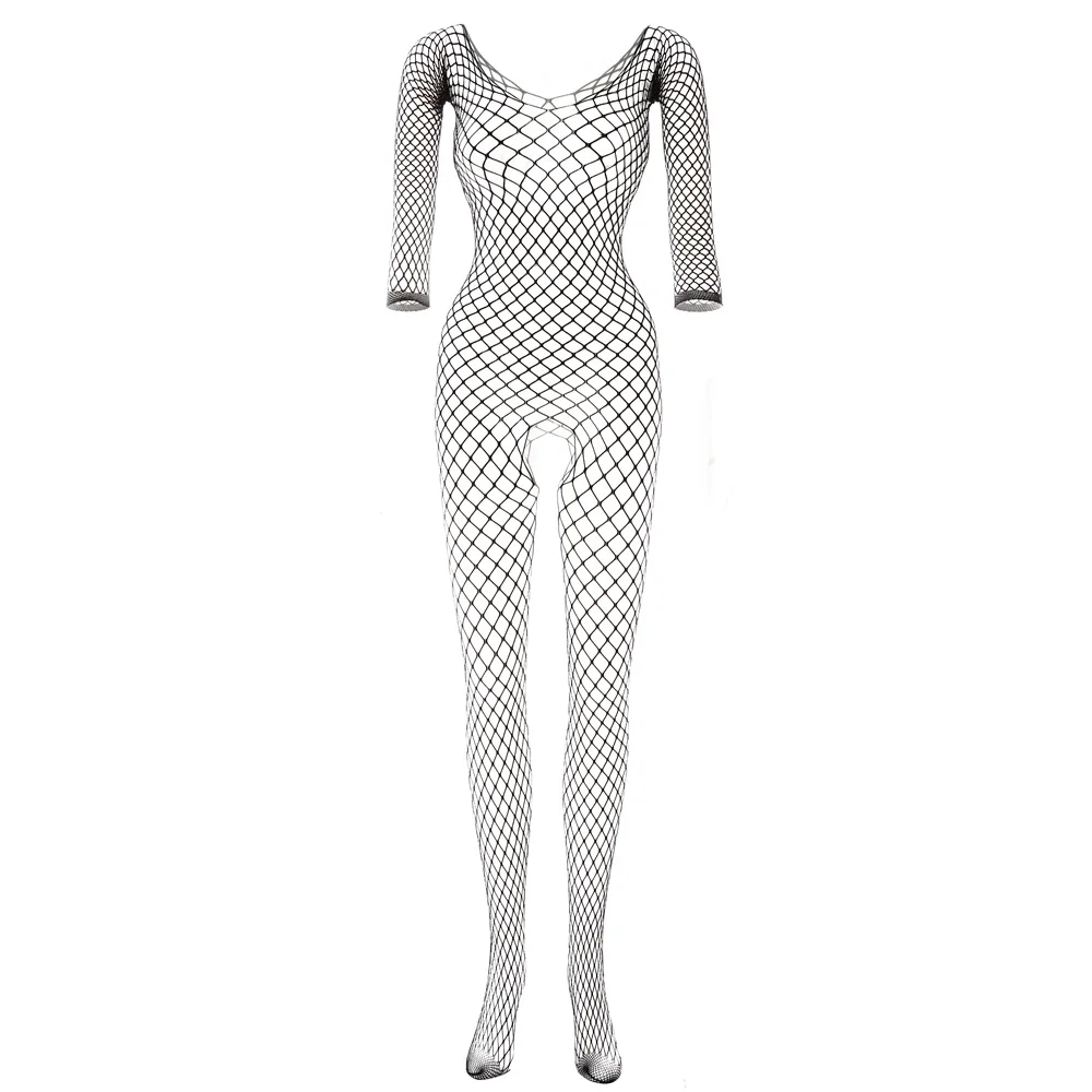 Underwear Men's One-piece Full Body Stockings Clothes Erotic Mesh Tight Lingerie For Gentlemen Boyfriend Sleepwear
