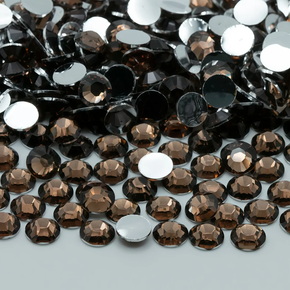 High Transparent Flat-Bottom Resin Diamonds for Nail Art and Jewelry Crafting