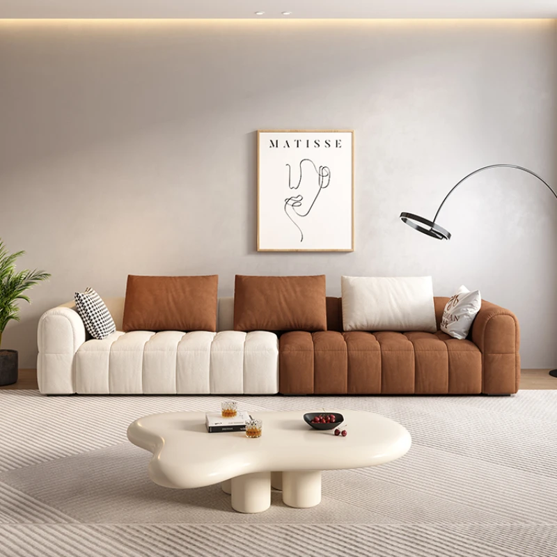 

Kawai Relax Living Room Sofas Recliner Italian Style Straight Row Classic Sofas Library Mobili Per La Casa Ergonomic Furnitures