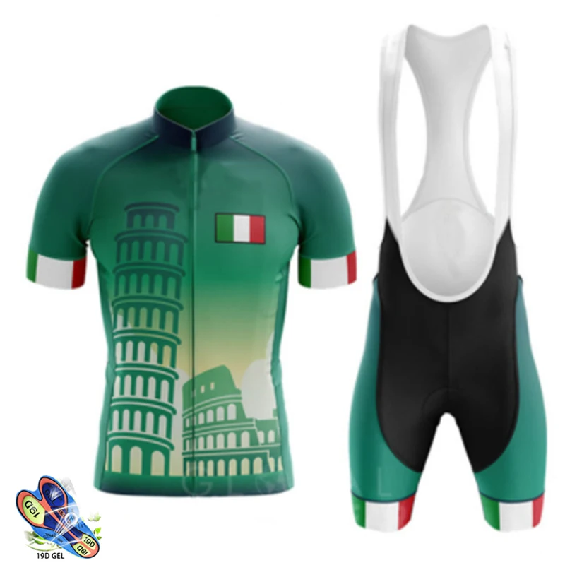 

Italy Team Cycling Jersey Set 2023 Summer Men Short Sleeve Mountain Bike Cycling Clothing Breathable Bicycle Wear Ropa Ciclismo