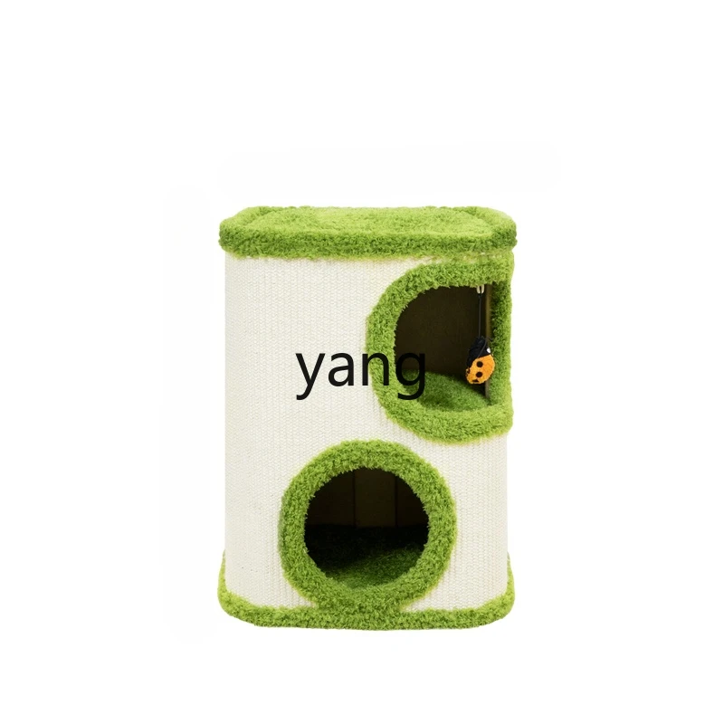 

Yjq Cat Climbing Frame Cat Tree Integrated Sisal Bucket Multi-Layer Cat Nest Thermal Supplies Do Not Cover an Area