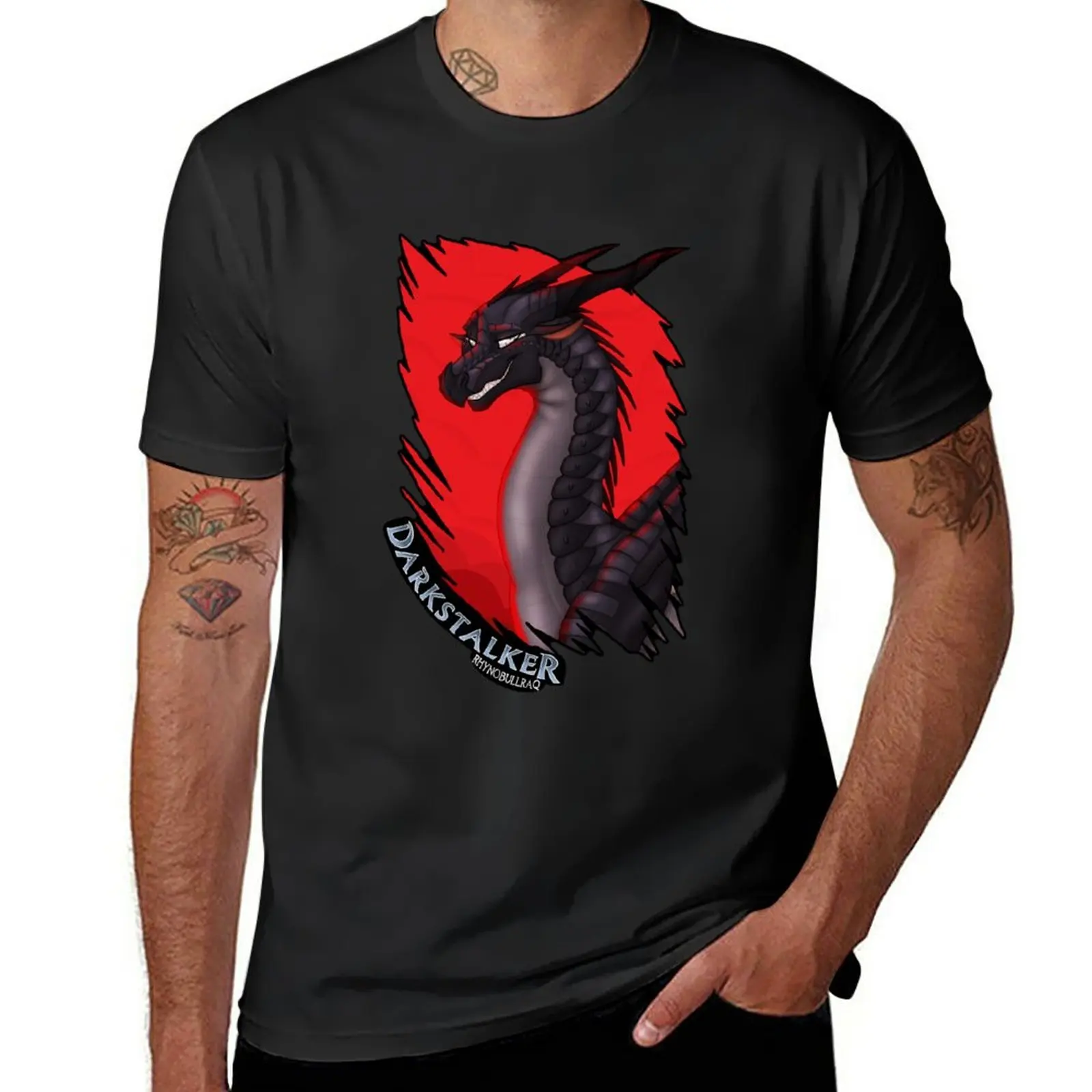 

Darkstalker Wings of Fire Legends T-Shirt customs hippie clothes summer tops mens workout shirts