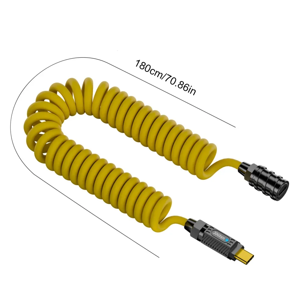 High-Speed 140W Power Delivery USB-C Cable with Data & 8K Audio Video Support