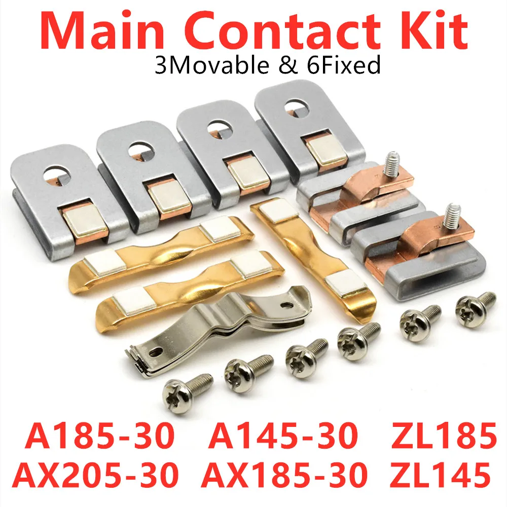 Kit de Reparo de Peças Sobressalentes Conjuntos de Substituição do Contator A18530 A145-30 Zl185 Zl145 Ax185-30 Ax205-30