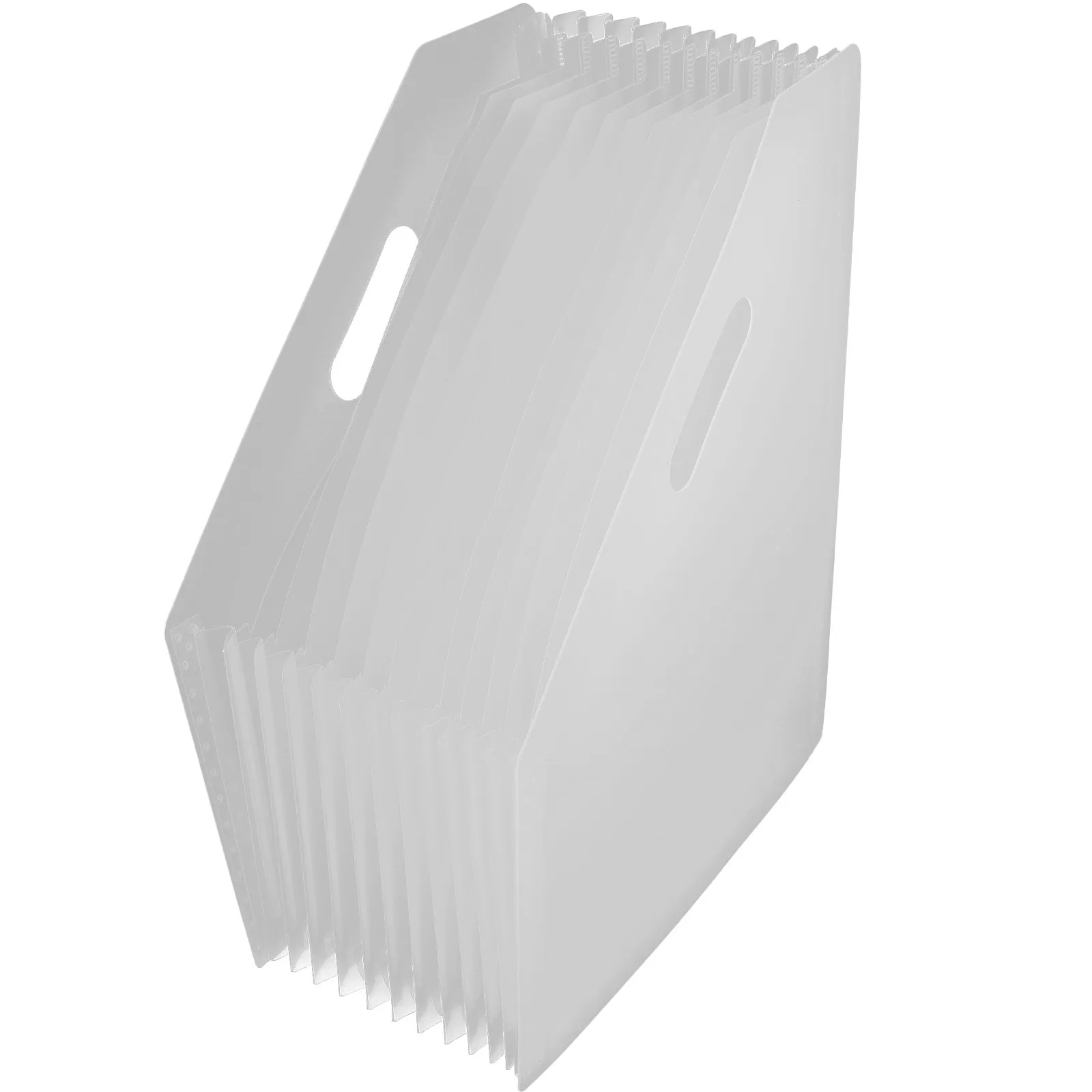 플라스틱 아코디언 파일 폴더 정리함, 확장형 데스크탑 문서 보관함 (영수증, 편지, 사진, 카드, 서류용)