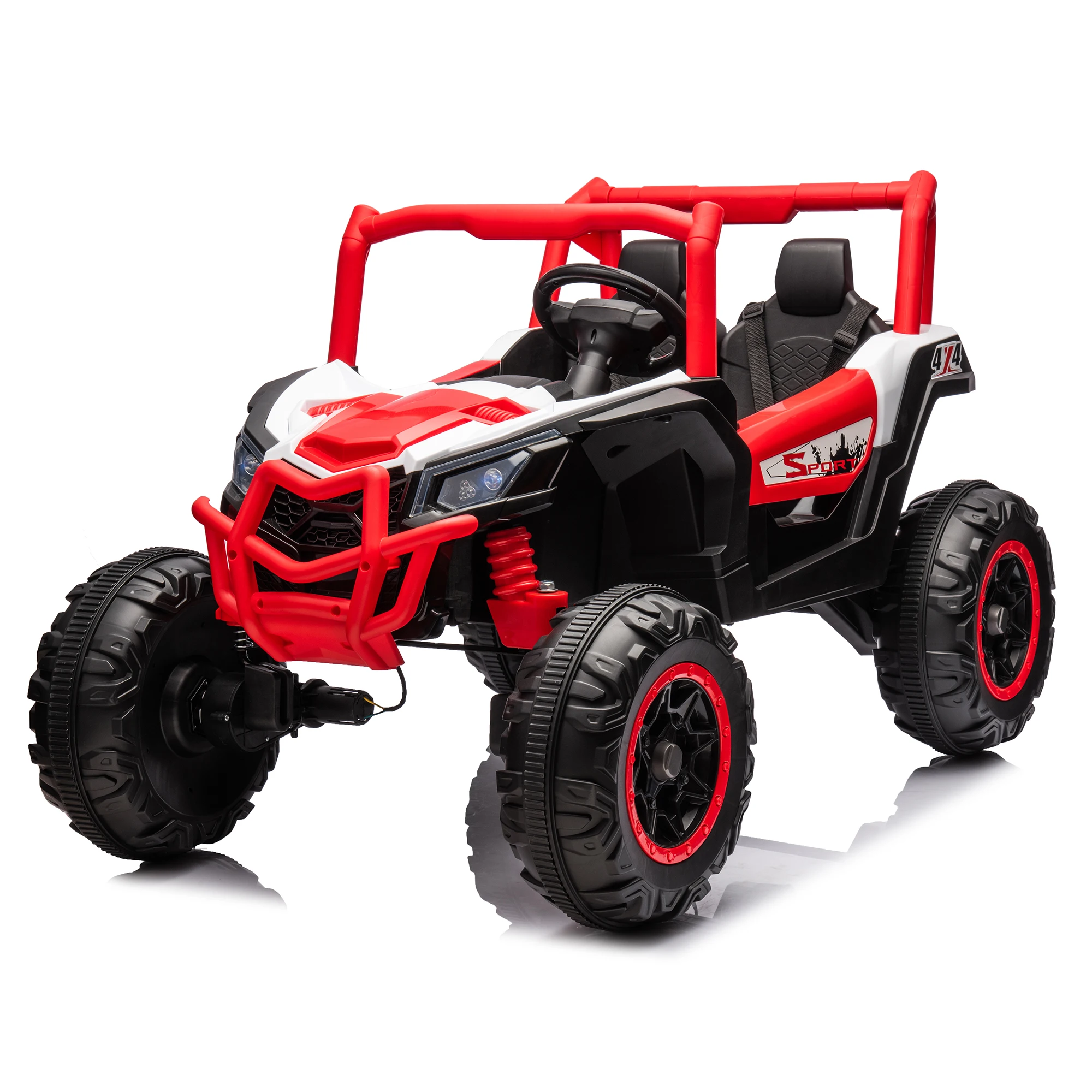 

24V Ride On XXL UTV car for kid,2seater with two safety belts, Side by Side 4x4 Ride on Off-Road Truck with Parent Remote