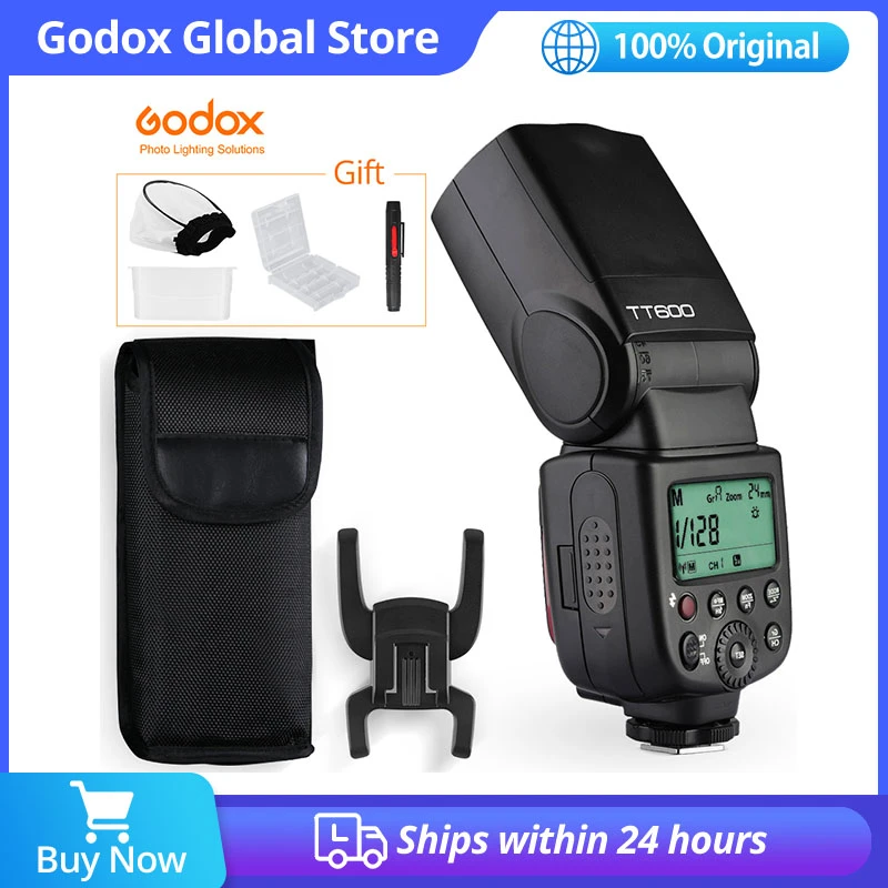 Godox TT600 2.4G Wireless X system GN60 Master/Slave Camera Flash ...
