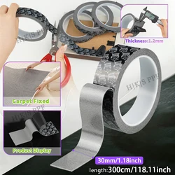 Extra - Long High - Strength Double - Sided Adhesive Tape - Durable, Scratch & Heat Resistant for Versatile Use in Home, Office, Car, and Industrial Applications (30MM)