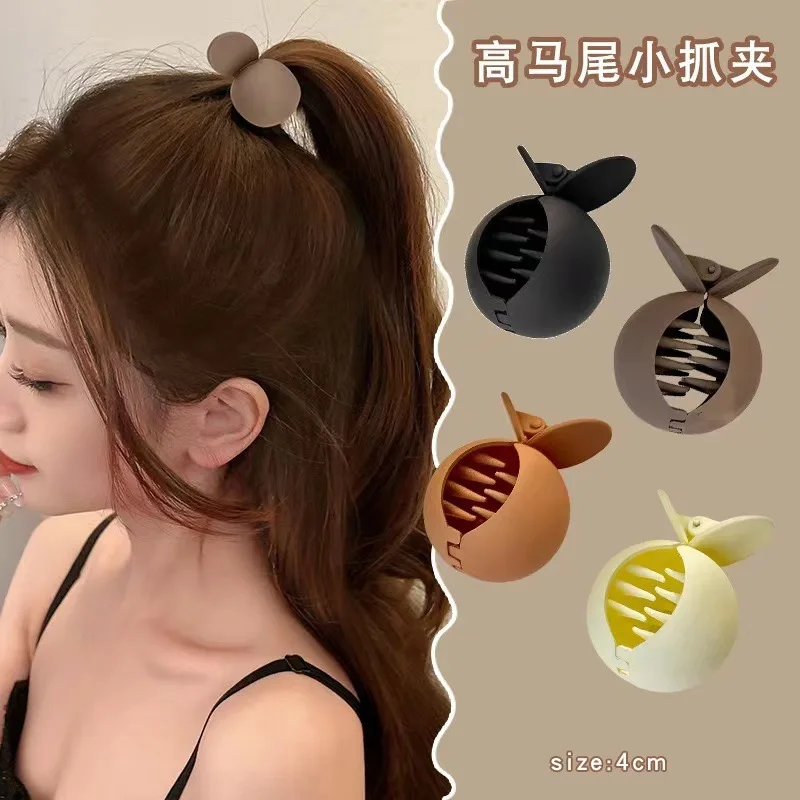 

Female Black Autumn and Winter Hair Clip,Small Gripping Clip Fixed Artifact, Net Red Ponytail Clip, Anti Collapse Clip Headwear