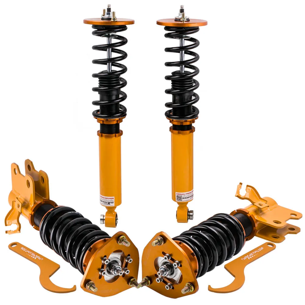 Kit Coilover Per Nissan S14 200Sx 240Sx Silvia Spring Strut Suspension Shock Spring Coilovers Ammortizzatore Regolabile A 24 Vie