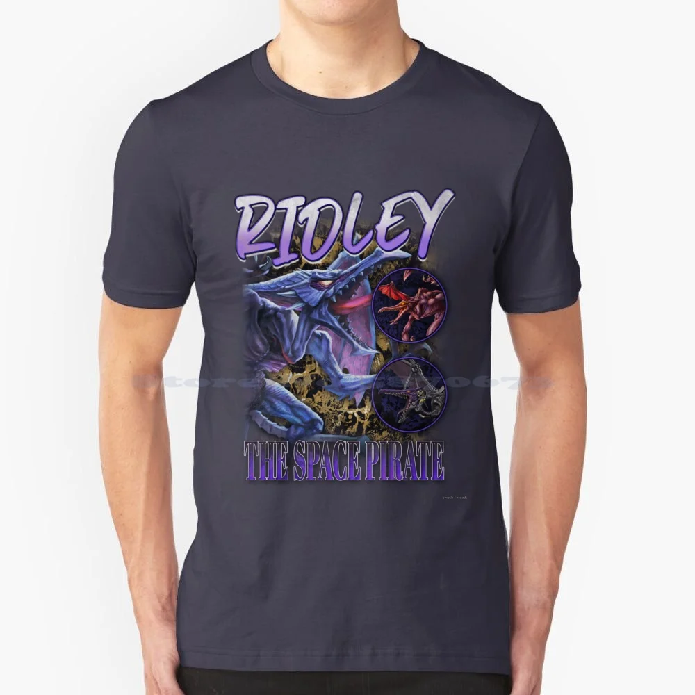 Ridley Vintage Rapper Tee T Shirt 100% Cotone Tee Smash Ultimate Super Smash Bros Ultimate Switch Direct Smash Bros Byleth