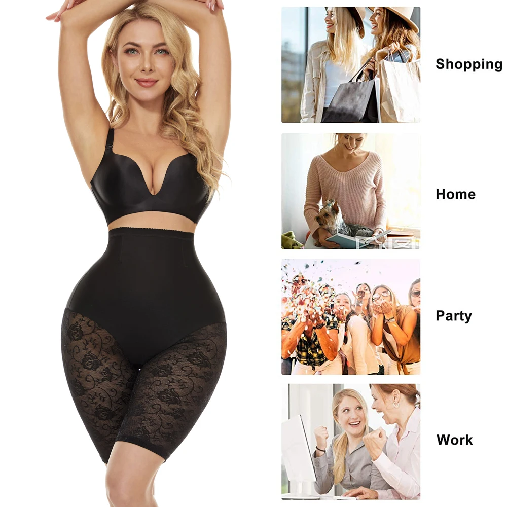 NINGMI Women High Waist Shaper Panties Body Shaper Tummy Control Panties Sexy Body Shapewear Belly Shaper Panty