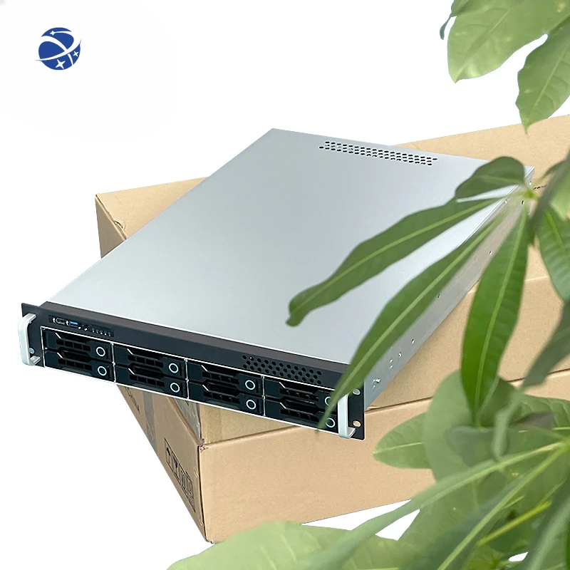 YYHC- 2u 8 베이 NAS 하드 디스크, 핫스왑 스토리지 서버 랙 케이스 섀시, 미니 SAS SATA 12Gb 백플레인 포함