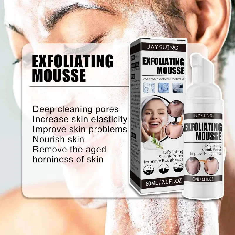 

Sdatter Exfoliating mousse Deep cleansing skin Wash Face oil control removal dead skin whitening Shrink pores Moisturizing facia