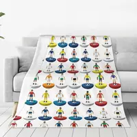 World Subbuteo Players Blanket Fleece Breathable Sofa Throw Blankets For Home Bedroom Office Throws Bedspread Quilt 1