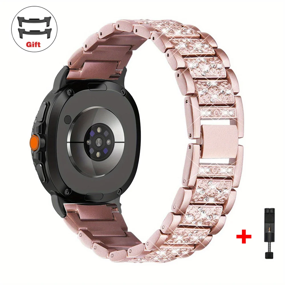 Diamond Bling Stainless Steel Bracelet