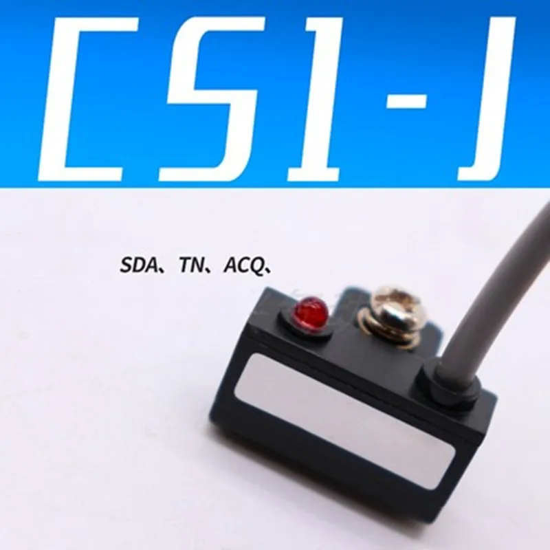 

5 шт., встроенный пневматический цилиндр, постоянный ток, 5-240 В, 2 проводных магнитных язычковых переключателя