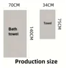 Large Coral Velvet Bath Towels, Soft Face Towel, Absorbent Shower Robe for Home, Spa and Beath, 140x70cm 6