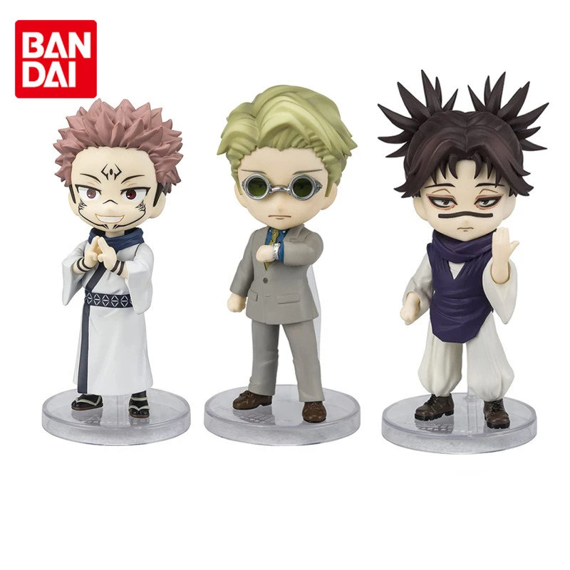 Bandai Original Mini Anime Action Figure Toys Boys Girls Kids Gift Pvc