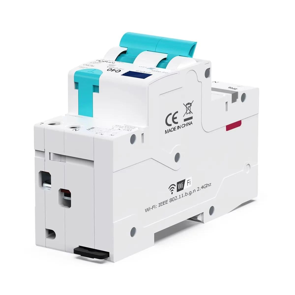 WIFI RCBO LED Adjustable Smart Circuit Breaker With Over Current Leakage Protection,circuit breaker