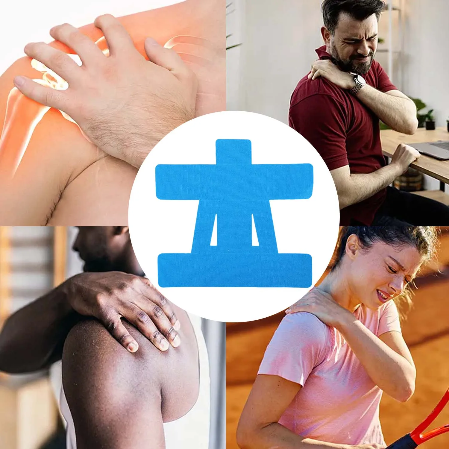 Kinesiologie Schoulter Tape Zougeschnidde Waasserdicht Atmungsaktiv_voghion.com