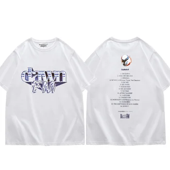 Street Hip Hop The Weeknd Black T Shirt Men WomenDouble-sided Print T-shirt 2