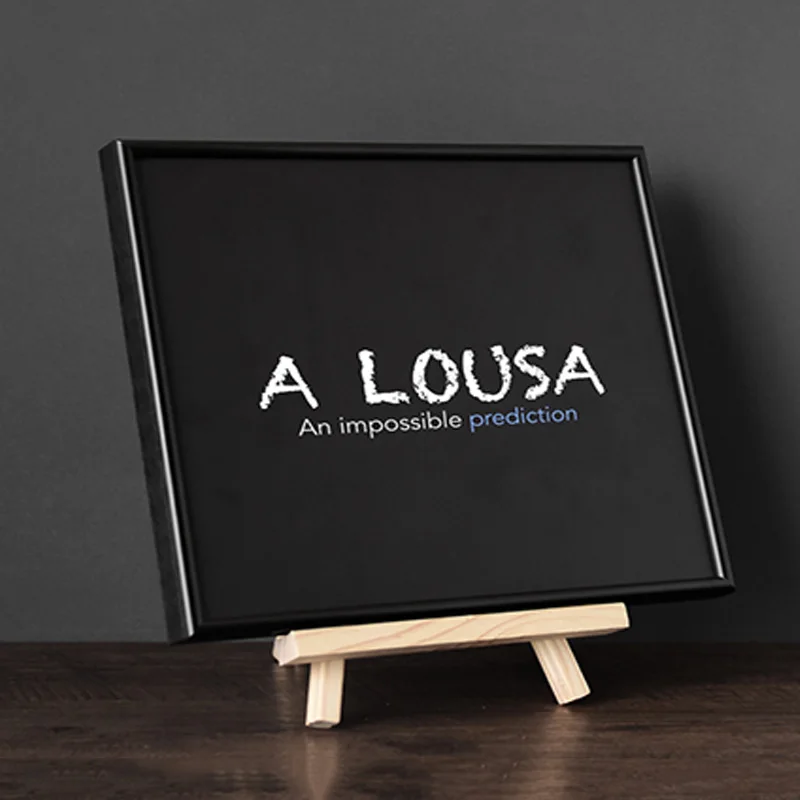 

A Lousa Magic Tricks by Alejandro Muniz FISM Blackboard Prediction Slate Magia Close Up Stage lllusions Gimmicks Mentalism Props