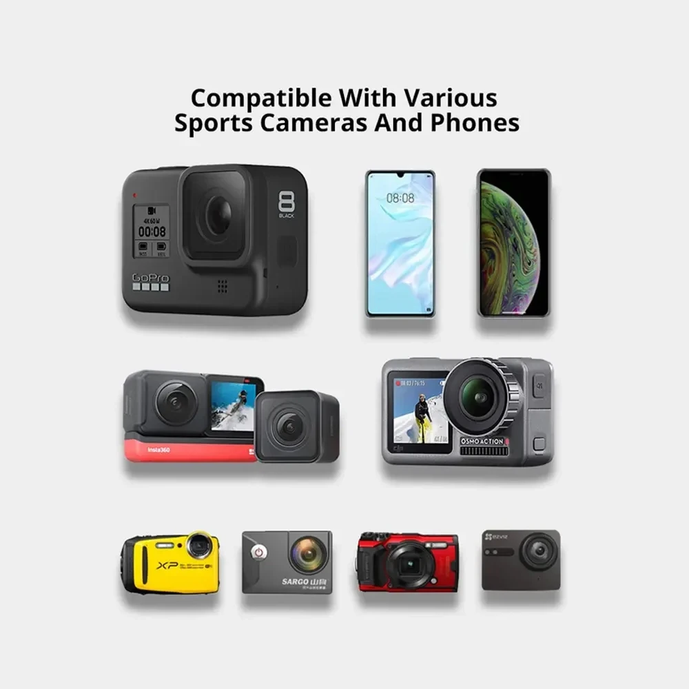 Chest Strap Rotate Phone Mount for iPhone Smart Phone Belt Body Harness Holder for Gopro Hero 13 12 11 10 9 Insta360 Dji Camera