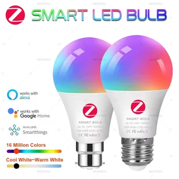 Zigbee 3.0 RGBCW Smart LED Bulb (E27/B22, 110–220V) 1
