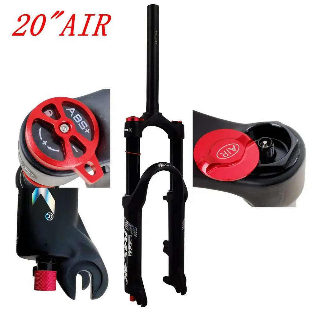 ZTZ 20 inch opvouwbare fiets suspension vork-80 mm travel