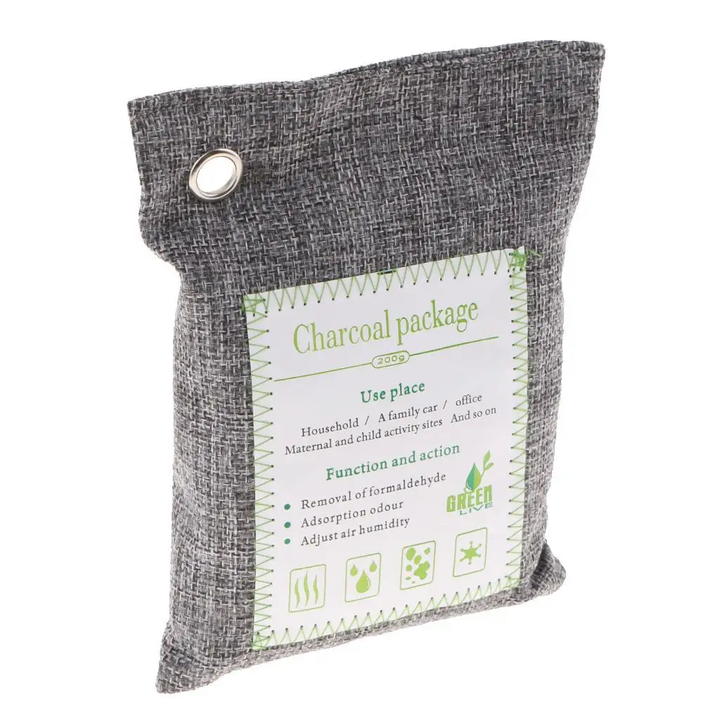 Bamboo Charcoal Air Filter Purifier Bag Double Quantity Odor Absorber for Closet Car Living Room Bamboo Charcoal Air Filter Purifier Bag Double Quantity Odor Absorber for Closet Car Living Room