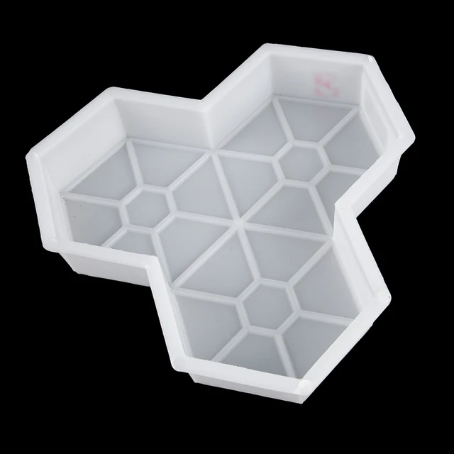 Diy Juharlevél -Ösvény -Készítő Beton Formák Kerti Burkolat Út Tégla Penész - Image 5