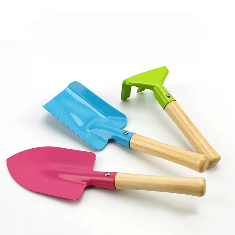 Children's shovel beach toy playing sand digging bucket shovel set playing in the sea outdoor gardening Digging tools 2
