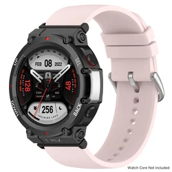 Enhanced Silicone Sport Strap Replacement for Huami Amazfit Watches (Light Pink)
