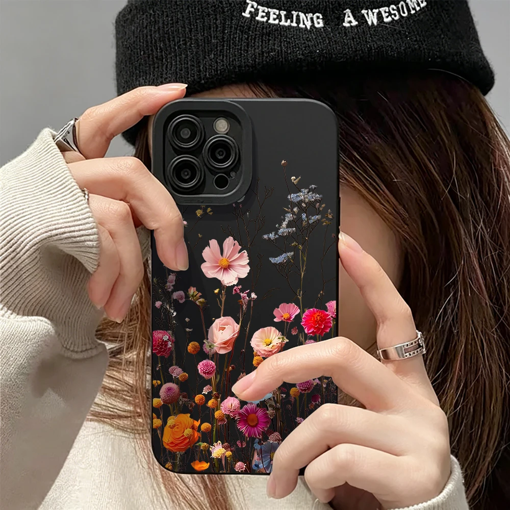Wildflower Meadow Soft TPU Phone Case with Full Camera Protection