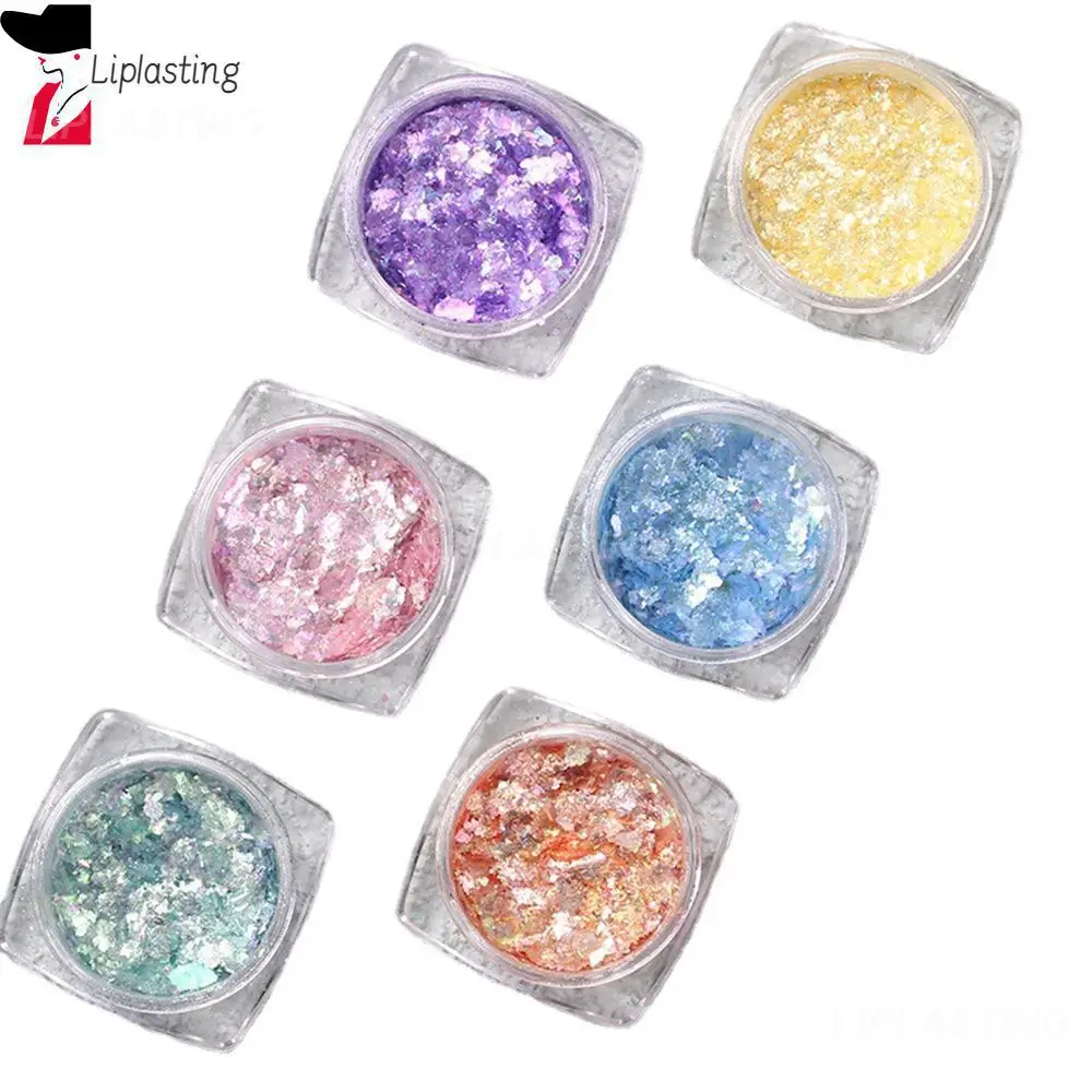 Cosmetici Crystal Fire Aurora Opal Powder Chameleon Glitter Flakes Per Ombretto Nail Art Resin Crafts Manicure Paillettes